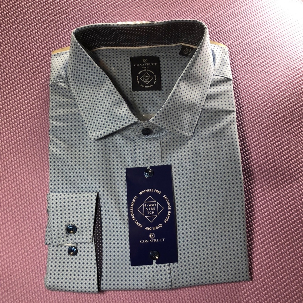 Long sleeve Dress Shirt.